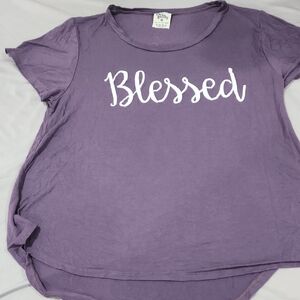 Bella Canvas Lavender 'Blessed' Tee